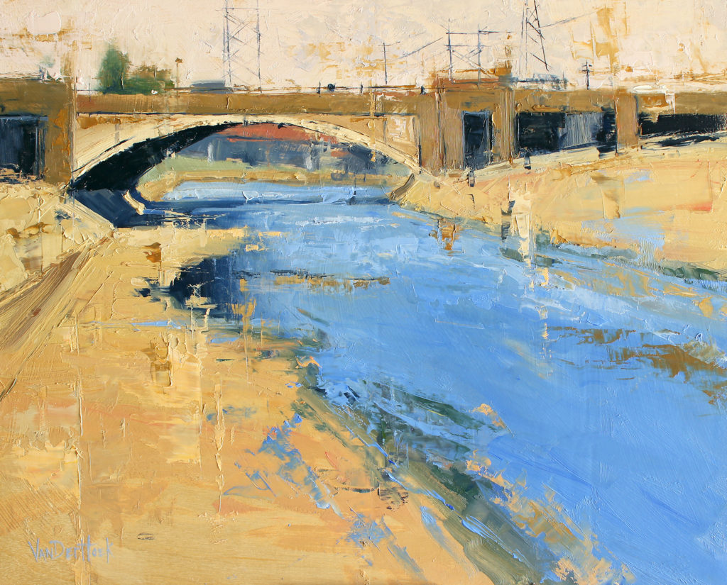 The Channel, Painting by LPAPA Signature Artist Kim Van Der Hoek