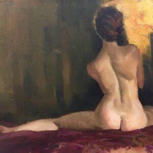 Michael Obermeyer, Painting Figures: Jan 25, 2020, Laguna Beach