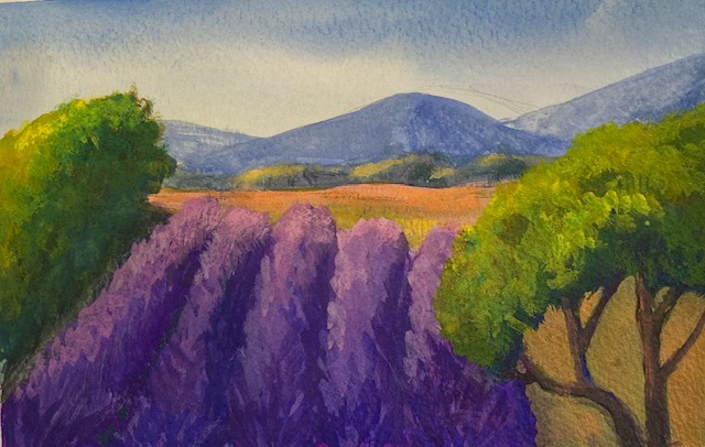 Linda Lea Bertrand's LPAPA Strong Painted Postcard 2024