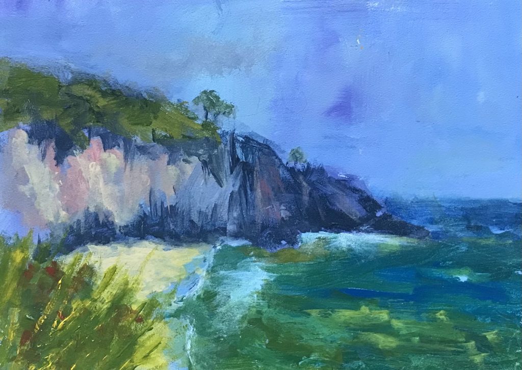 Stacey Best's LPAPA Strong Painted Postcard
