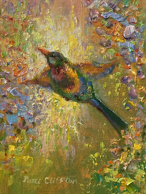 Patti Cliffton's LPAPA Strong Painted Postcard 2024