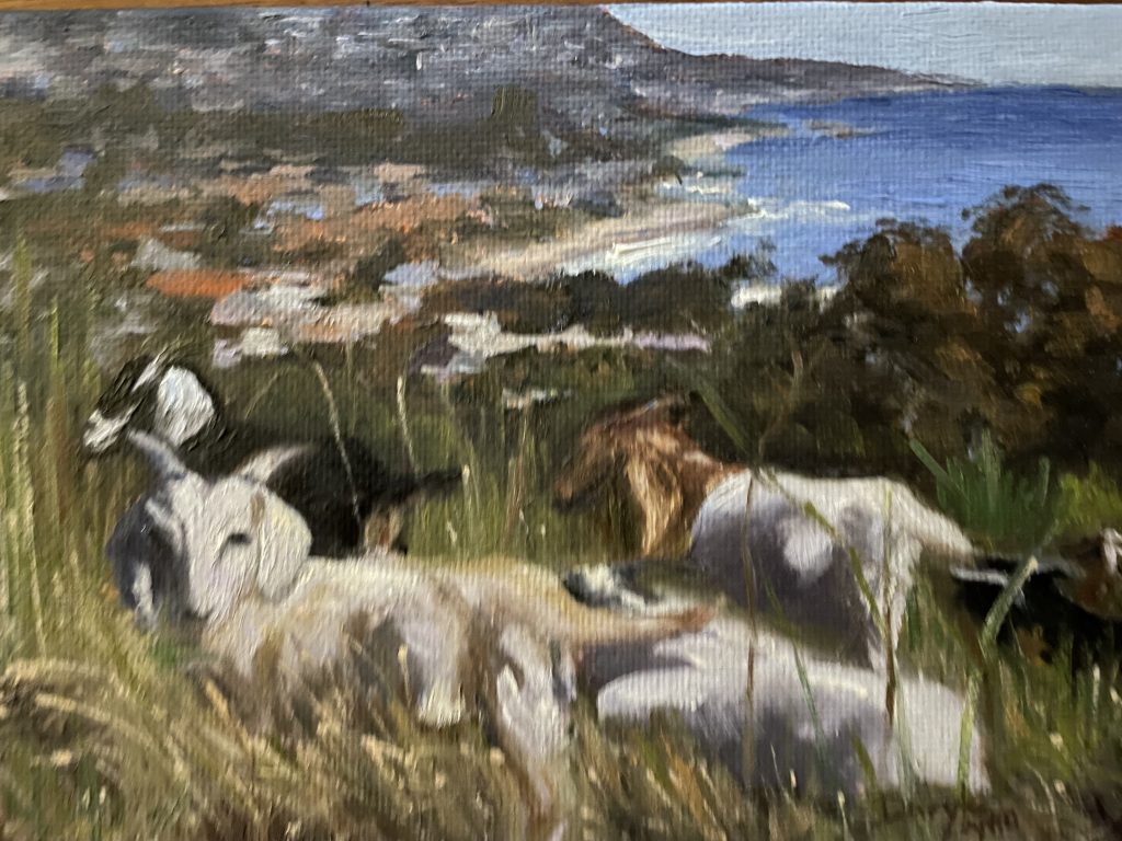 Daryle Lynn Cornelison's LPAPA Strong Painted Postcard 2024