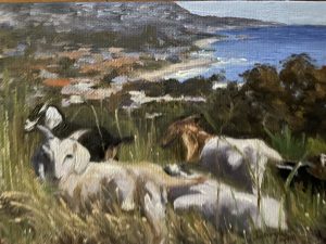 Daryle Lynn Cornelison's LPAPA Strong Painted Postcard 2024