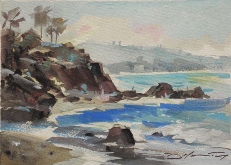 Rick J. Delanty's LPAPA Strong Painted Postcard 2024