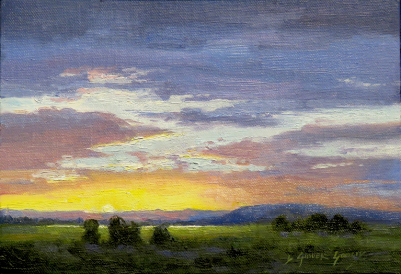 Linda Glover Gooch's LPAPA Strong Painted Postcard 2024