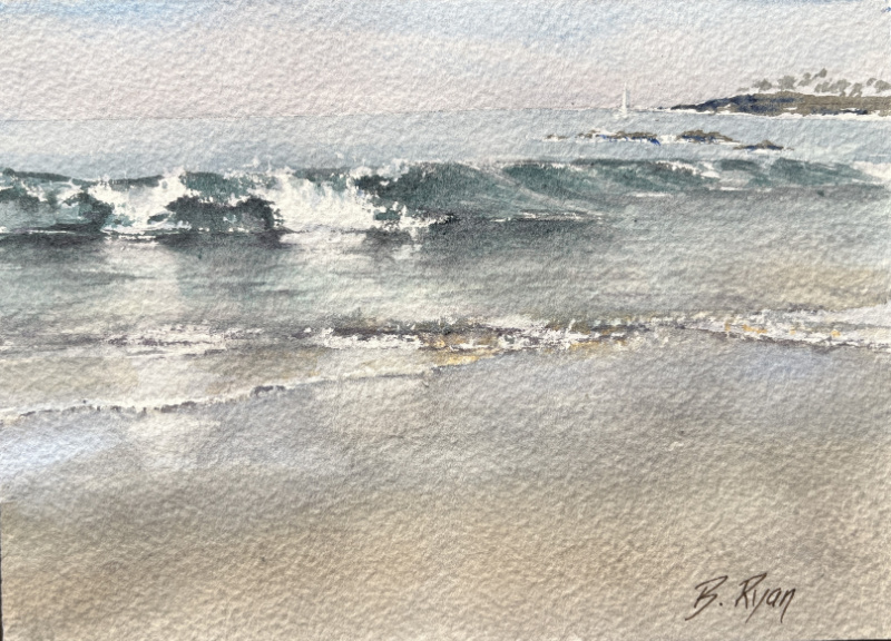 Becky Ryan's LPAPA Strong Painted Postcard