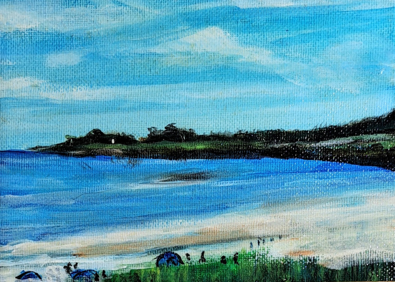 Janet Seller's LPAPA Strong Painted Postcard 2024