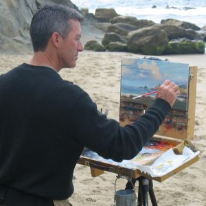 Laguna Plein Air Signature Artist Michael Obermeyer teaches a LPAPA-LOCA online painting lession