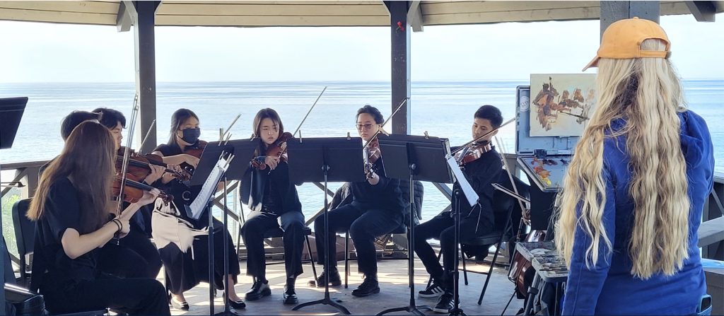 Laguna Music Festival in Plein Air