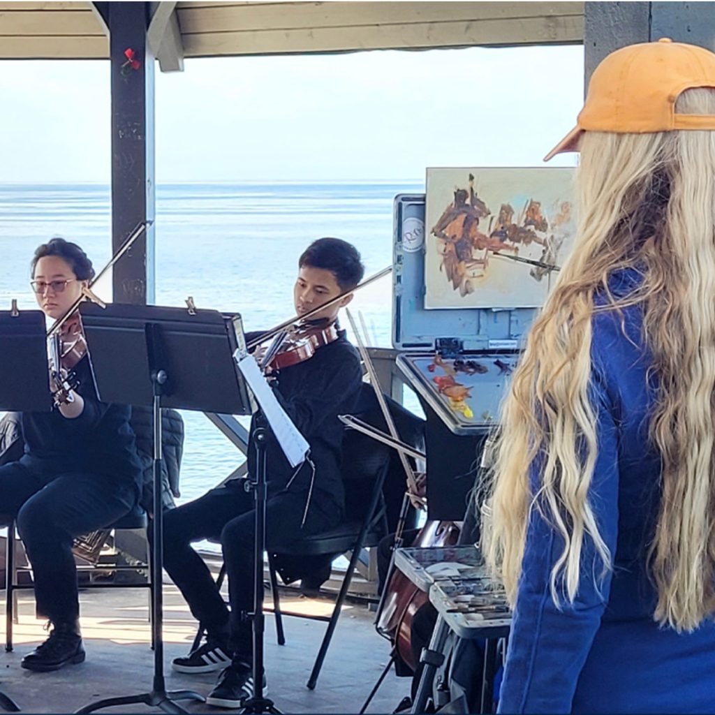 Laguna Beach Music Festival plein air paint out