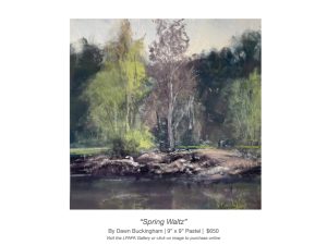 "Spring Waltz" by Dawn Buckingham, featured artist Member