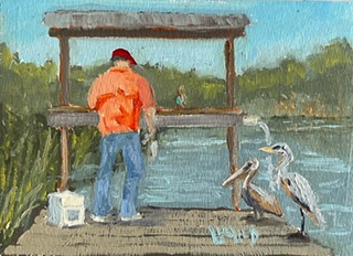 Leslie Dobbins LPAPA Strong Painted Postcard 2024