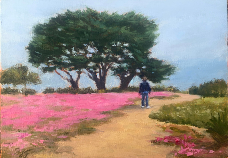Sandy Fisher's LPAPA Strong Painted Postcard