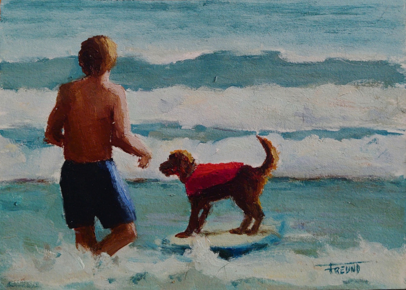 Barbara Freund's LPAPA Strong Painted Postcard 2024