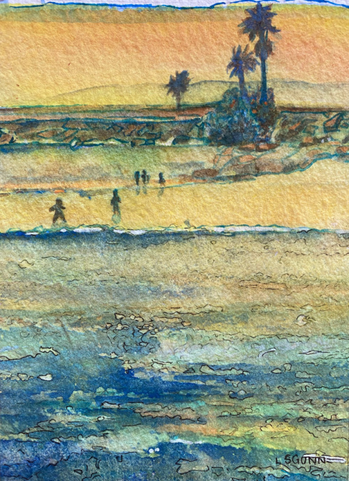 Linda Gunn's LPAPA Strong Painted Postcard 2024