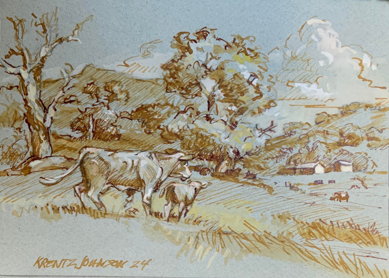 Krentz Johnson's LPAPA Strong Painted Postcard 2024