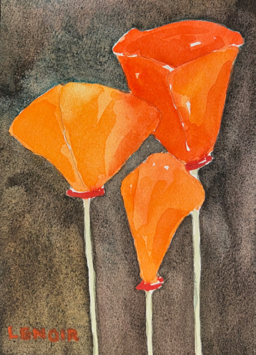 Susan Lenoir's LPAPA Strong Painted Postcard 2024