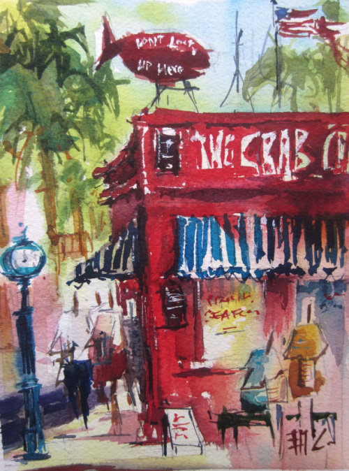 Eileen McCullough's LPAPA Strong Painted Postcard 2024