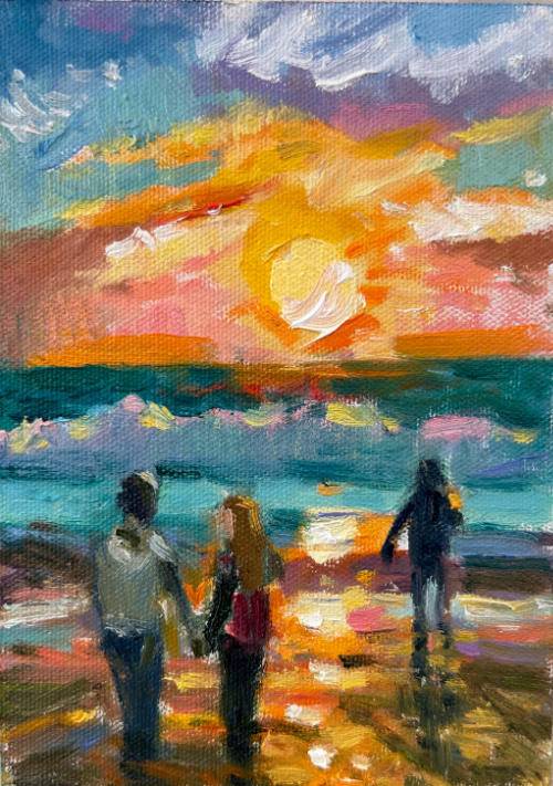 Lisa Passin's LPAPA Strong Painted Postcard 2024