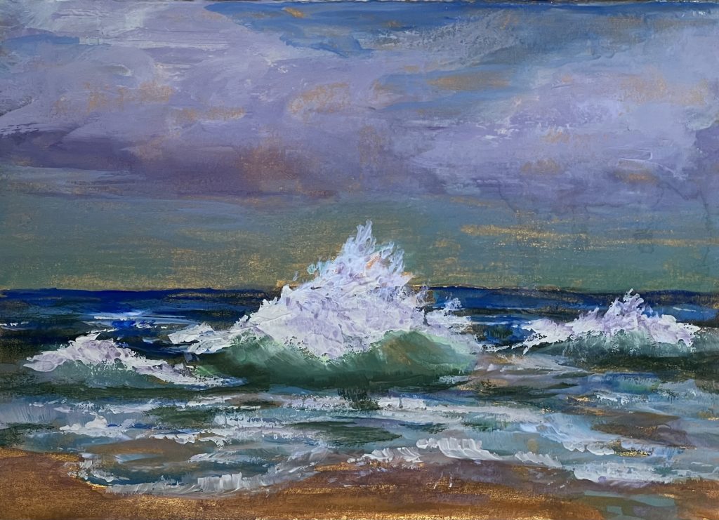 Nancy West's LPAPA Strong Painted Postcard 2024