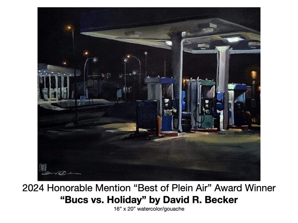 Honorable Mention Award winner David R. Becker for Bucs vs. Holiday