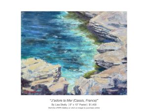 "J'adore La Mer" by Lisa Skelly for sale at LPAPA Gallery August 2024