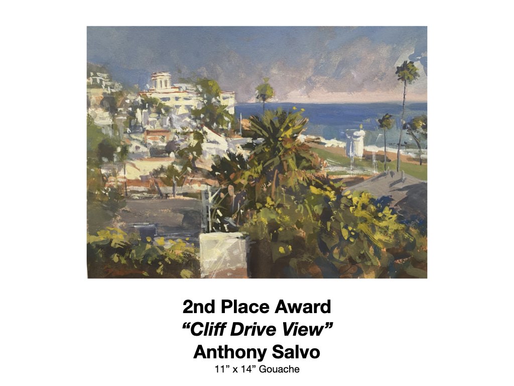 2nd Place 2025 Best of Plein Air Award Winning Painting by Anthony Salvo