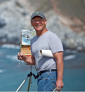 LPAPA Signature Artist Jeff Horn at his Easel