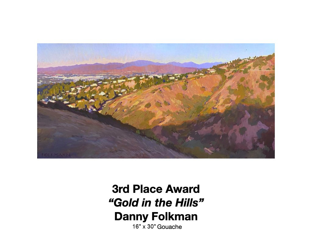 Best of Plein Air 3rd Place Award winning painting by Danny Folkman