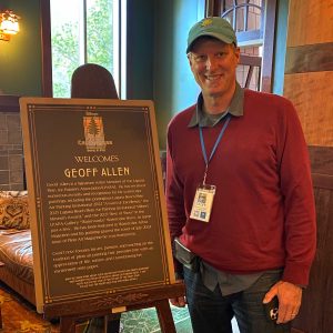 LPAPA Signature Artist Geoff Allen at the Disney Grand Californian Hotel