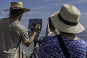Jeff Sewell Painting Demo at his Easel