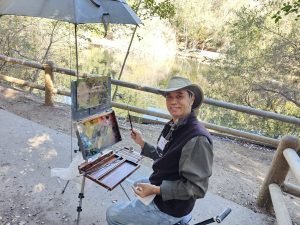 Calvin Liangs Painting Demo "Painting Trees in the Landscape"