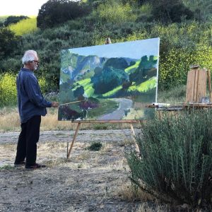 Saim Caglayan Plein Air Painting