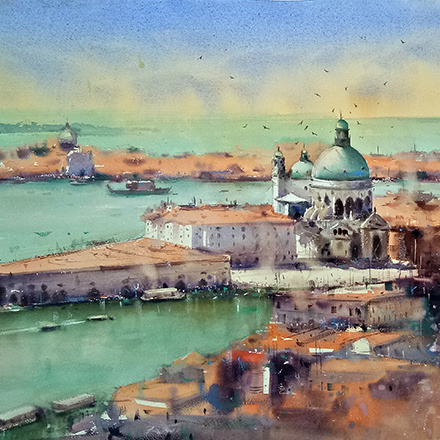 Cropped image of painting by LPAPA Signature Artist Amit Kapoor