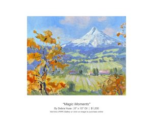 Art offered for sale online and at the LPAPA Gallery from Debra Huse featured Signature Artist of the month for July 2025