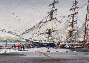 LPAPA Watercolor artist Kyron Brimmer 