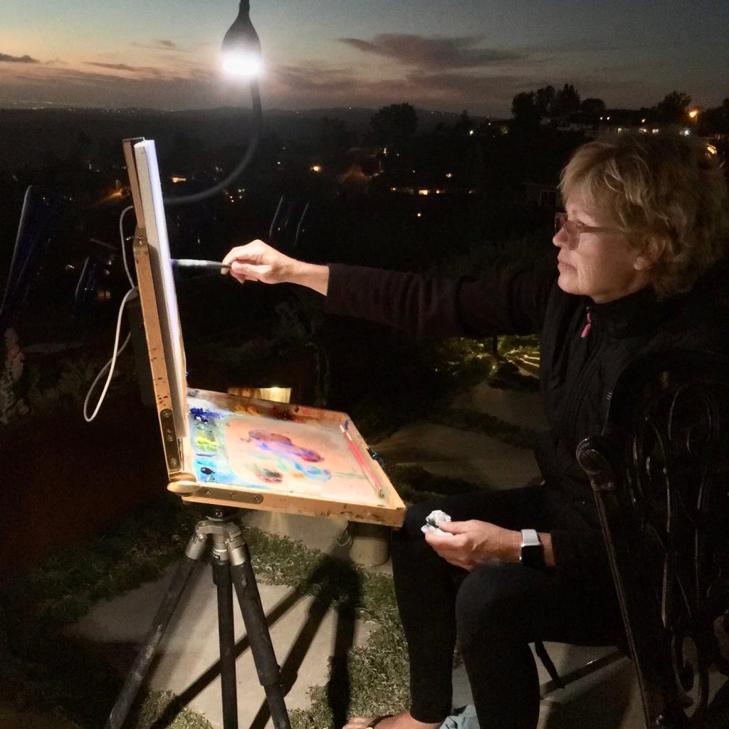 LPAPA Signature Artist Cindy Baron painting Transitions