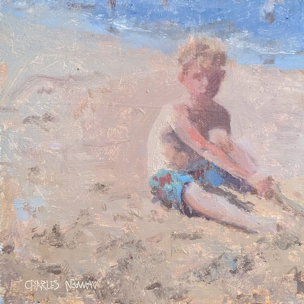 "Playing in the Sand" by LPAPA Signature Artist Charles Newman